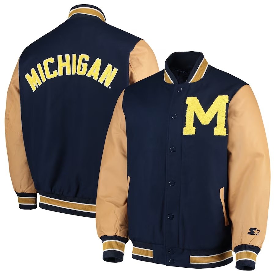 University Of Michigan Letterman Varsity Jacket 1 University-Of-Michigan-Letterman-Varsity-Jacket 1