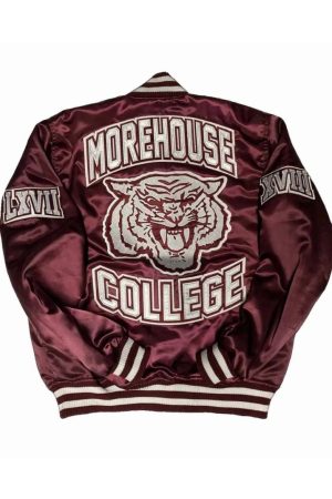 Morehouse College Maroon Varsity Jacket