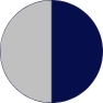 Navy Blue + Silver