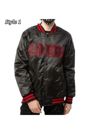 san-francisco-49ers-starter-satin-black-jacket