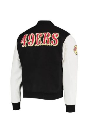 San Francisco 49ers Logo Letterman Jacket