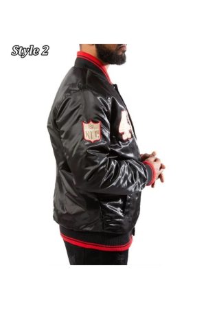 San Francisco 49ers Starter Satin Black Jacket