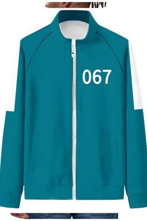 067 Ji-Yeong Squid Game Green Track Jacket