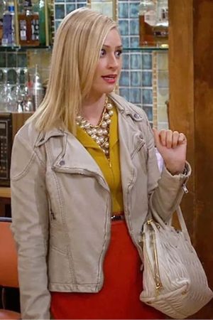 2 Broke Girls S06 Beth Behrs Leather Jacket