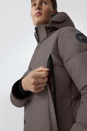 Grey Parka Puffer Jacket