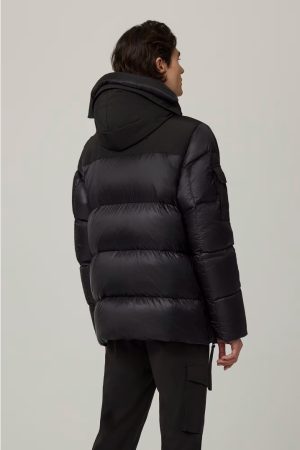 Black Parka Puffer Jacket