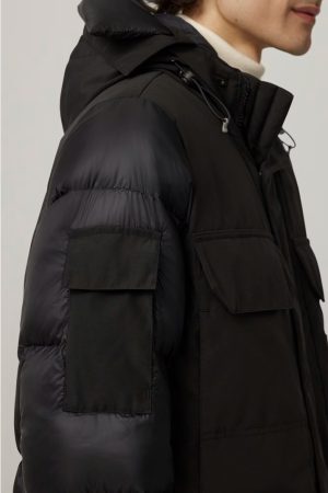 Black Parka Puffer Jacket