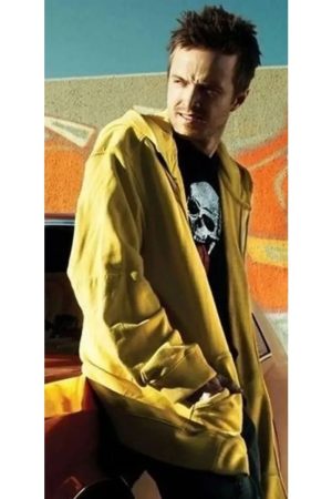 Aaron Paul Breaking Bad Yellow Hoodie