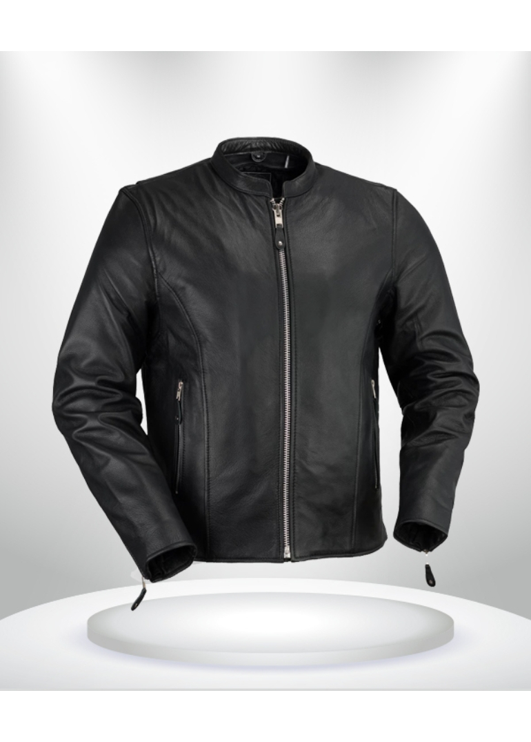 Ace Clean Cafe Style Rockstar Men’s Black Leather Jacket 1 Ace-Clean-Cafe-Style-Rockstar-Mens-Black-Leather-Jacket
