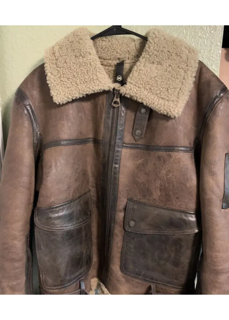 Arnold Schwarzenegger RAF B6 Brown Shearling Leather Jacket 3 Arnold-Schwarzenegger-Mens-Aviator-B-6-Jacket-7-510x600