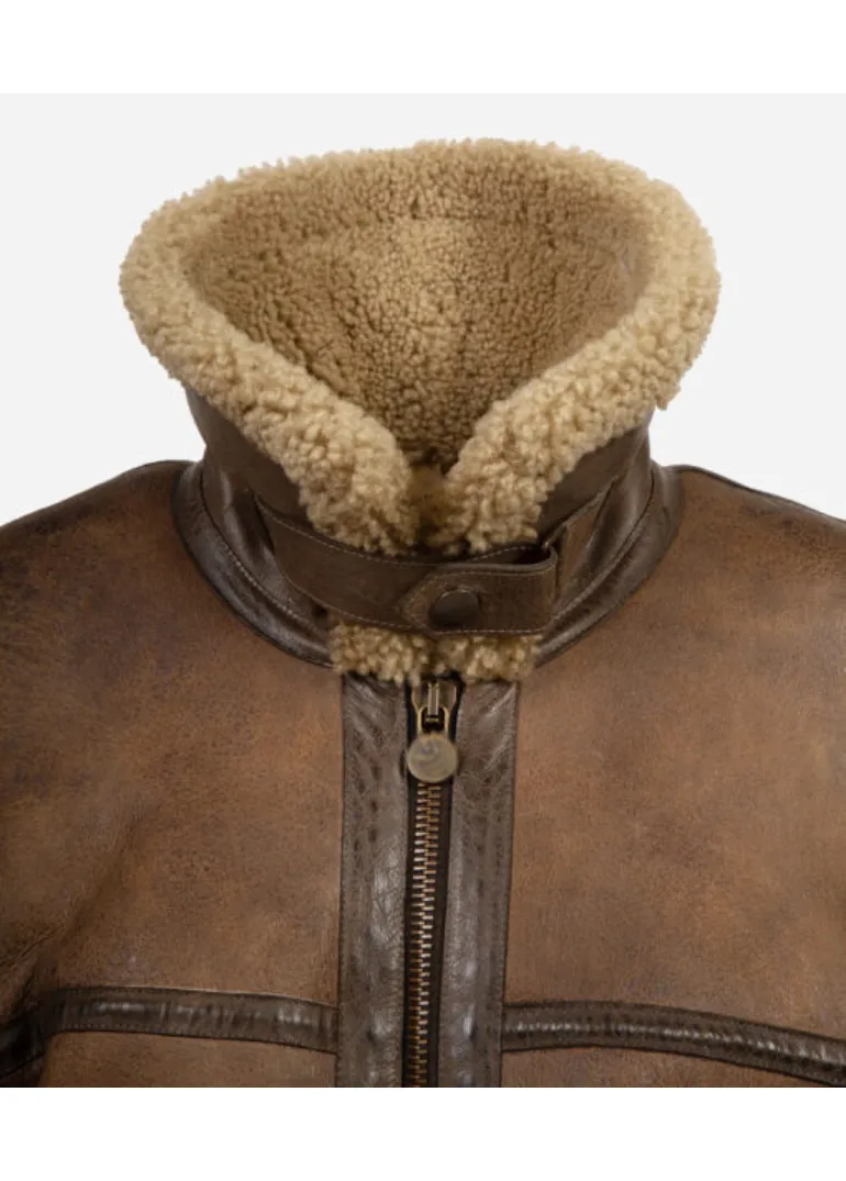 Arnold Schwarzenegger RAF B6 Brown Shearling Leather Jacket 5 Arnold-Schwarzenegger-Mens-Aviator-B-6-Jacket-8-510x600