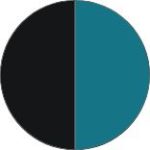 Black and Teal