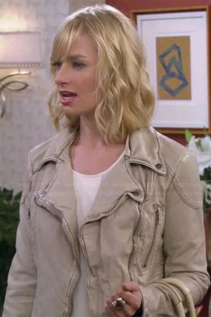 2 Broke Girls S06 Beth Behrs Leather Jacket