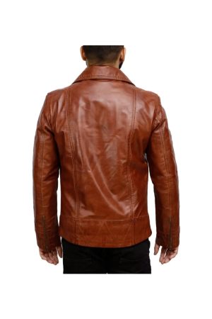 Brown Lambskin Leather Jacket