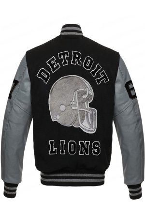 Detroit Lions Eddie Brock Venom 2 Varsity Jacket