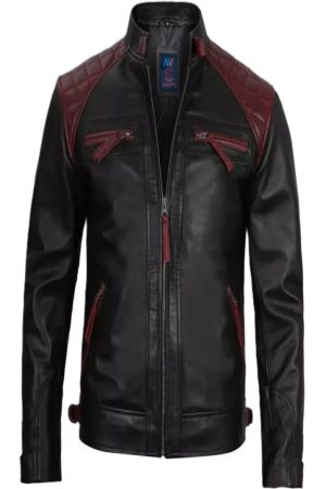 Cafe-Racer-Black-and-Maroon-Leather-Jacket-Front-768x768