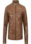 Camel-Leather-Biker-Jacket-Front