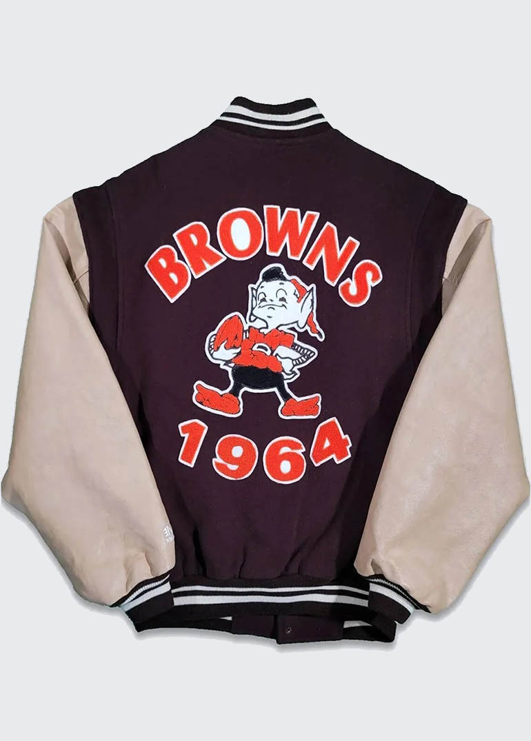 Cleveland Browns 1964 Varsity Jacket 2 Cleveland Browns 1964 Varsity Jacket