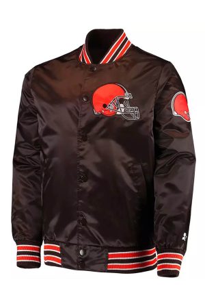 Cleveland Browns The Diamond Retro Satin Jacket