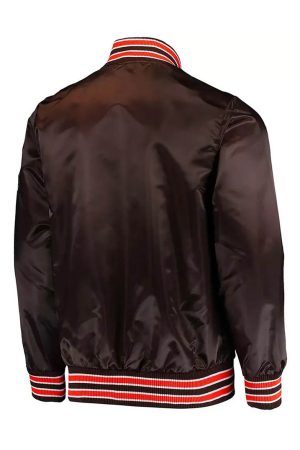 Cleveland Browns The Diamond Retro Satin Jacket