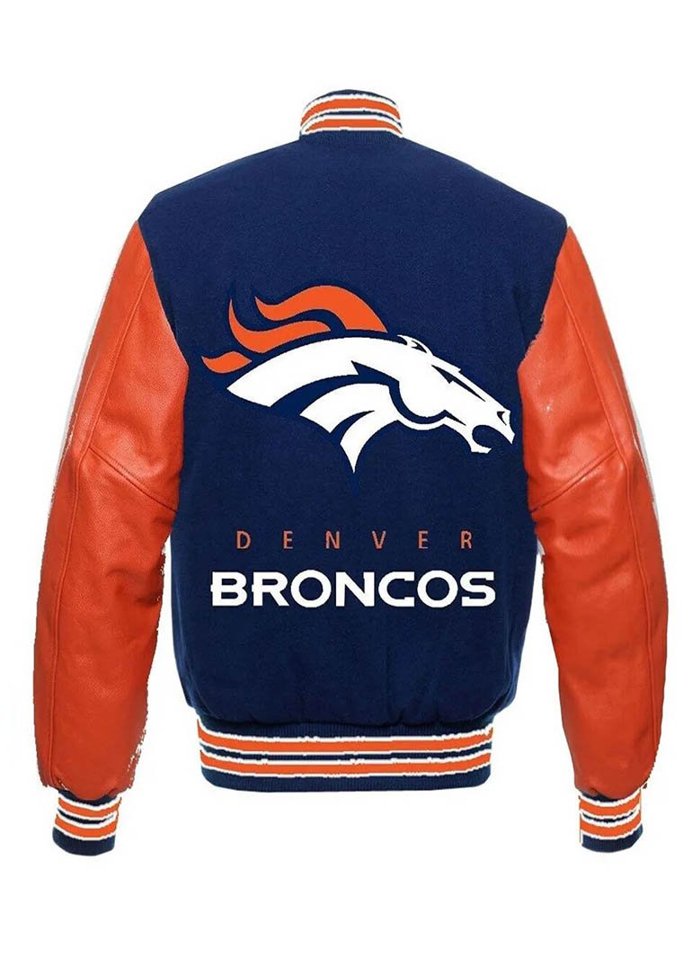 Denver Broncos Varsity Jacket 2 Denver Broncos Varsity Jacket