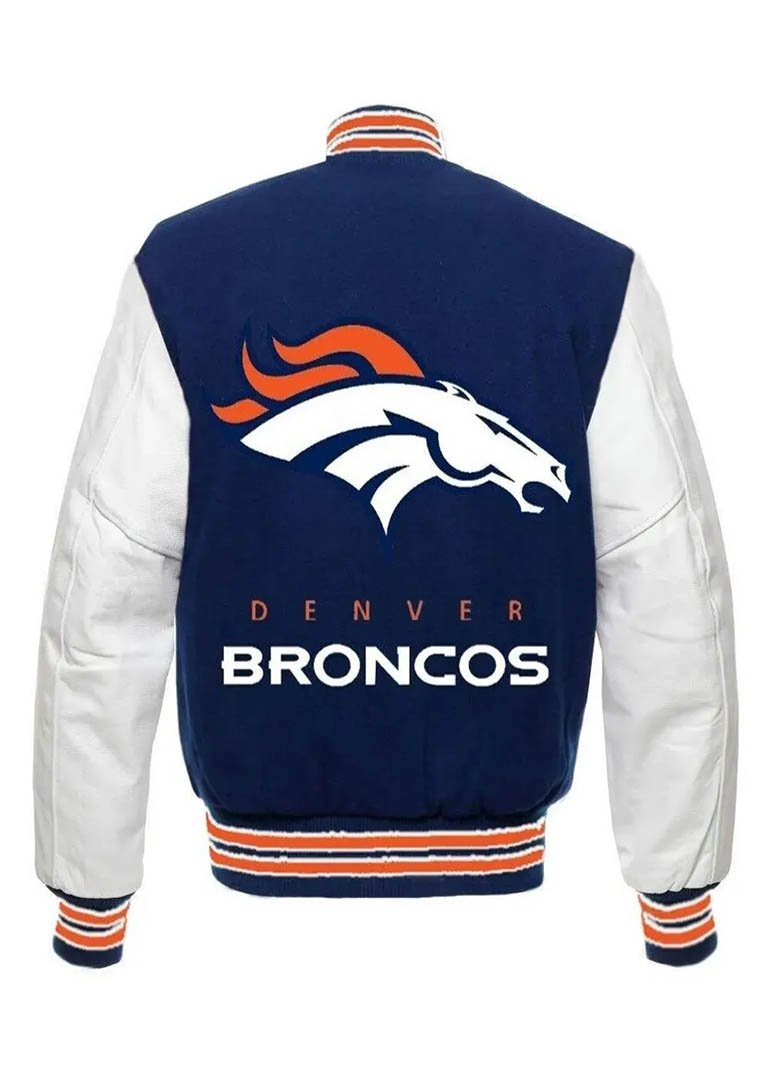 Denver Broncos Varsity Jacket 4 Denver Broncos Varsity Jacket