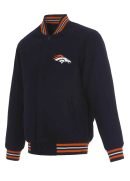 Denver Broncos Wool Varsity Blue Jacket