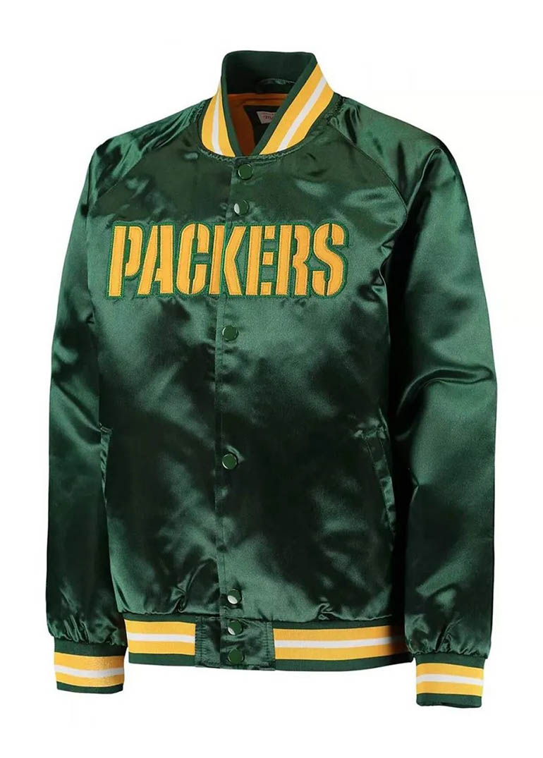 Green Bay Packers Green Lightweight Jacket 1 Green Bay Packers Green Lightweight Jacket