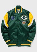 Green Bay Packers Heavyweight Green Satin Jacket