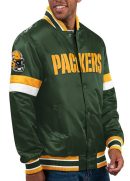 Green Bay Packers Home Game Green Satin Jacket