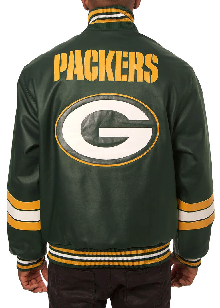 Green Bay Packers Leather Jacket 2 Green Bay Packers Leather Jacket