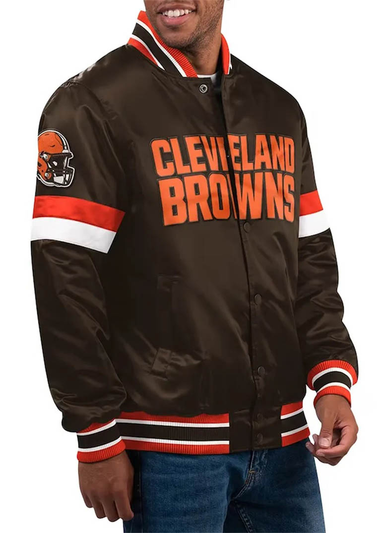 Home Game Cleveland Browns Jacket 1 Home Game Cleveland Browns Jacket