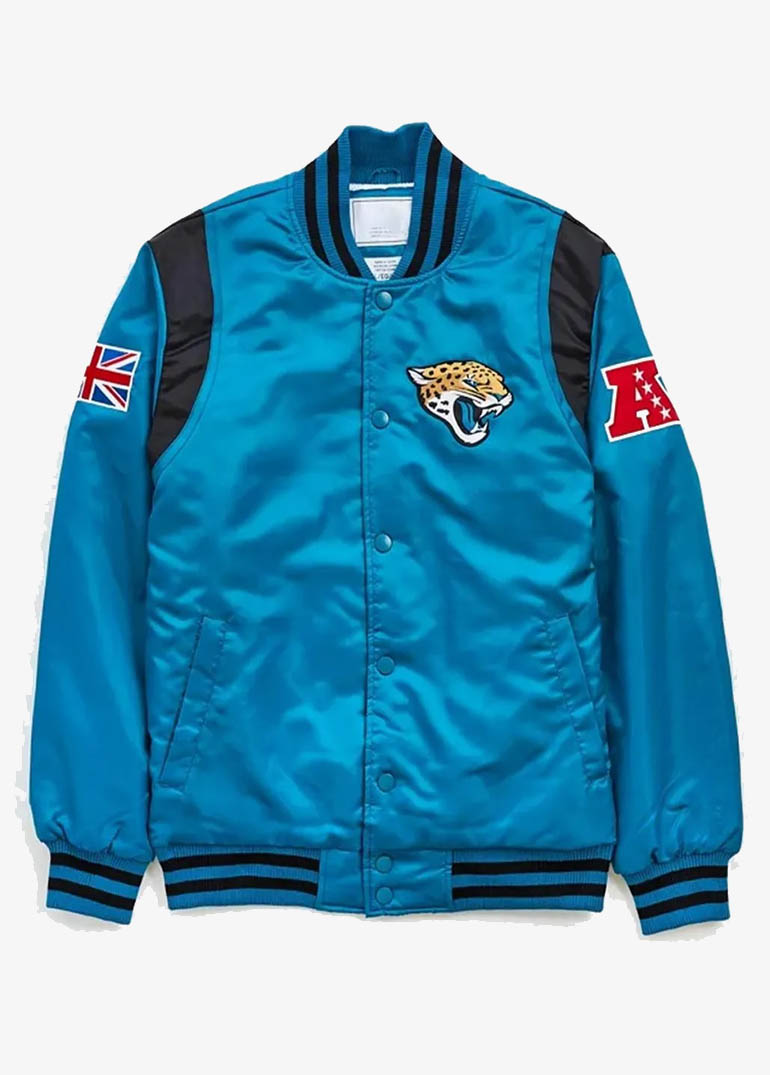 Jacksonville Jaguars Satin Jacket 1 Jacksonville Jaguars Satin Jacket