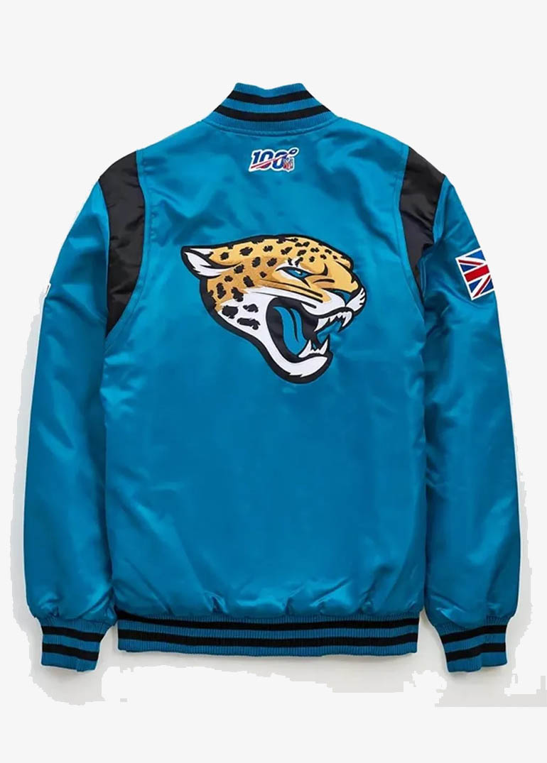 Jacksonville Jaguars Satin Jacket 2 Jacksonville Jaguars Satin Jacket