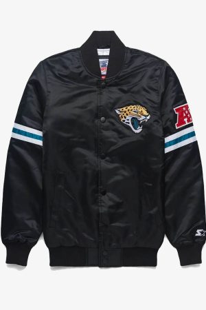 Jacksonville Jaguars Satin Varsity Jacket