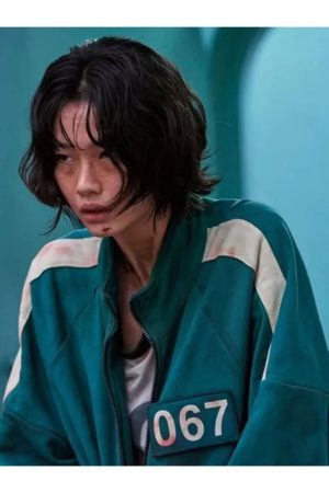 067 Ji-Yeong Squid Game Green Track Jacket