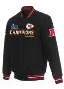 Kansas City Chiefs Black Super Bowl LVII Champions Jacket