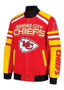 Kansas City Chiefs G-III Sports Red Power Forward Racing Jacket