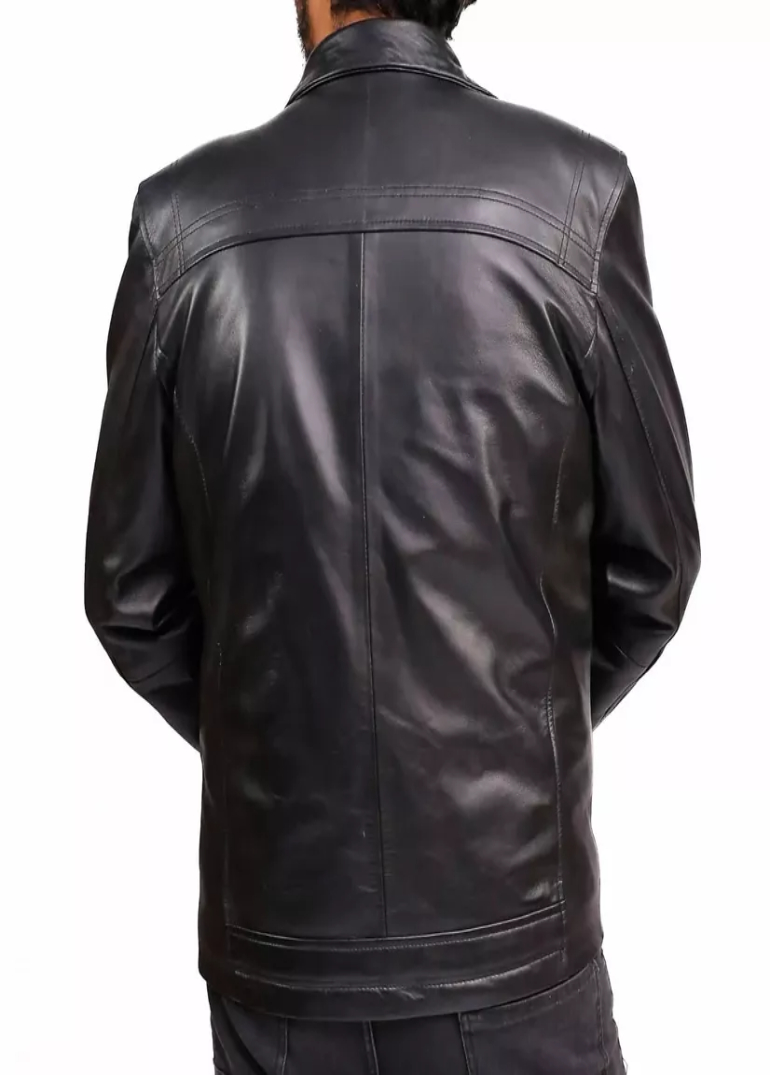 Lambskin Leather Jacket Mens 2 Lambskin-Leather-Jacket-Mens-Back