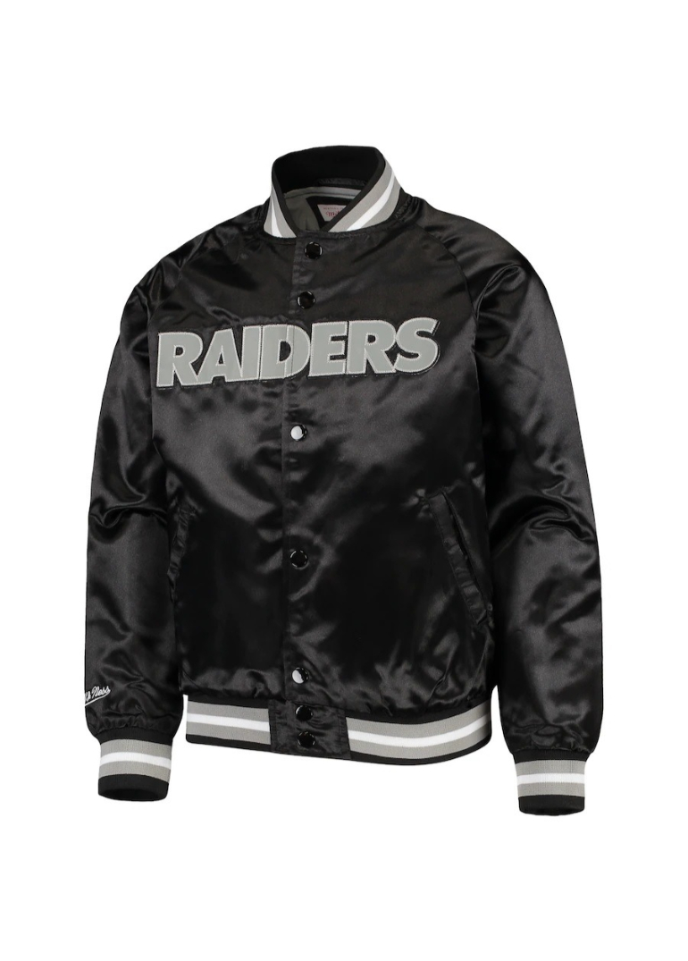 Las Vegas Raiders Bomber Lightweight Black Jacket 1 Las-Vegas-Raiders-Bomber-Lightweight-Black-Jacket