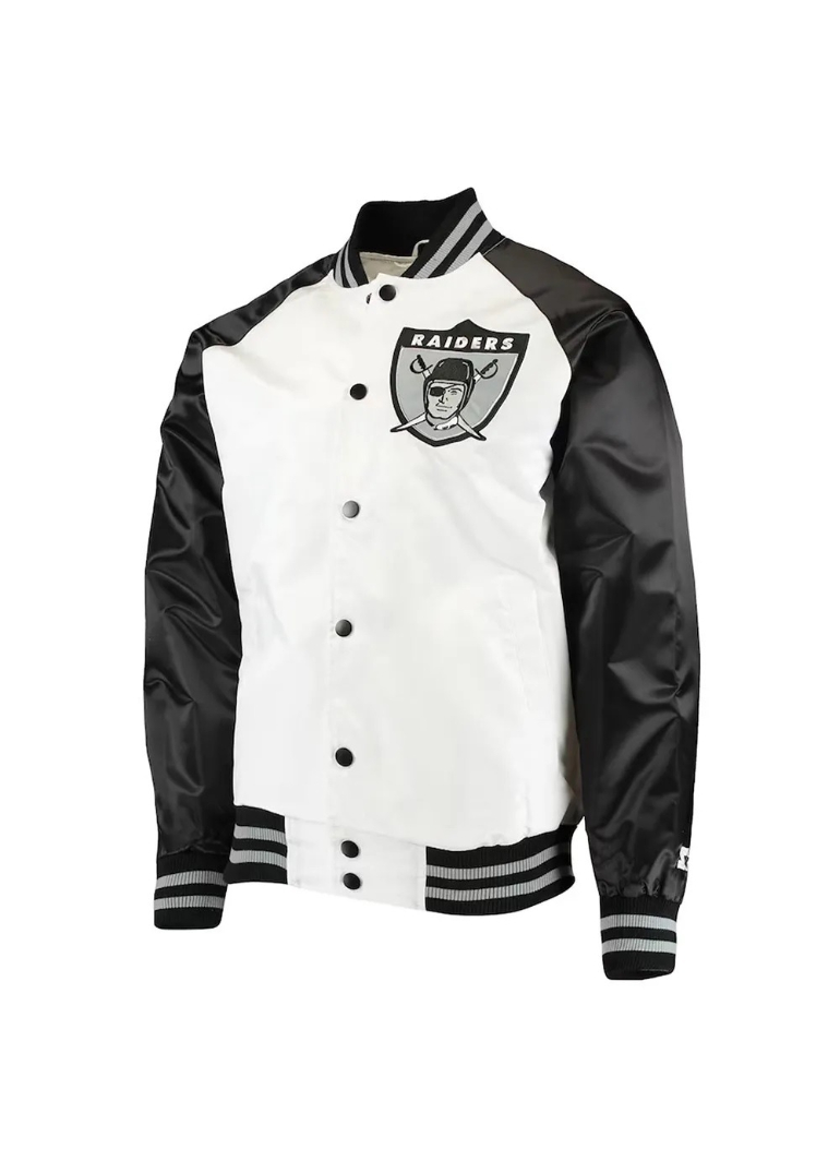 Las Vegas Raiders Clean Up Throwback Satin Jacket 1 Las-Vegas-Raiders-Clean-Up-Throwback-Satin-Jacket