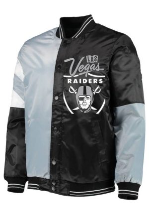 Las-Vegas-Raiders-Color-Block-Satin-Jacket