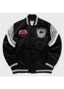 Las-Vegas-Raiders-Heavyweight-Black-Satin-Jacket-1