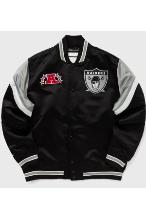 Las-Vegas-Raiders-Heavyweight-Black-Satin-Jacket-1