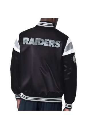 Las Vegas Raiders Midweight Satin Jacket