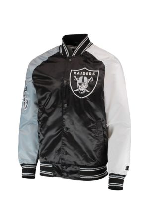 Las-Vegas-Raiders-The-Reliever-Satin-Jacket