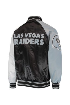 Las Vegas Raiders The Reliever Satin Jacket