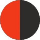 Majestic grey and orange color