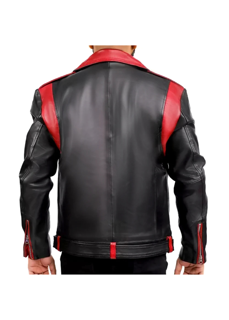 Black And Red Leather Jacket 2 Men-Black-And-Red-Asymmetrical-Biker-Leather-Jacket