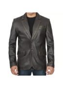 Mens-Brown-Leather-Blazer-Front-441x441